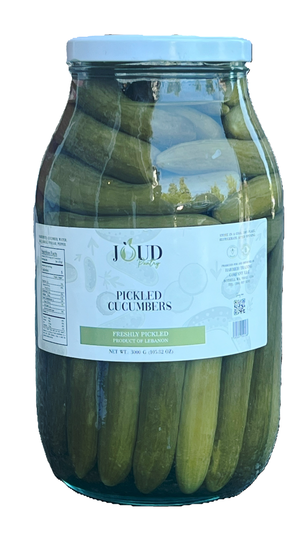 Joud Pickled Cucumbers, 6.6 lb